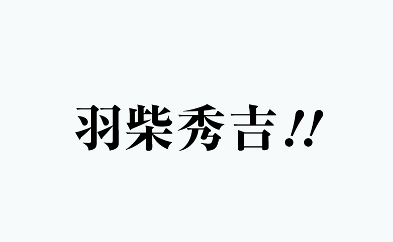 羽柴秀吉!!